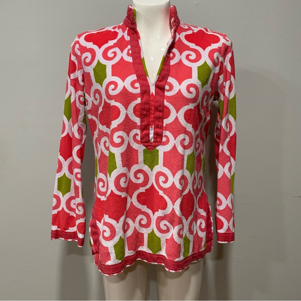 Terry cloth fun print by Tory Burch